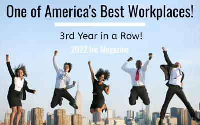 One of America’s Best Workplaces for 3 Years in a Row!